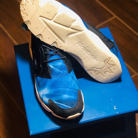 Reebok Mens Furylite FMG Black, Royal 12 BHFO 4084 - Picture 8 of 8